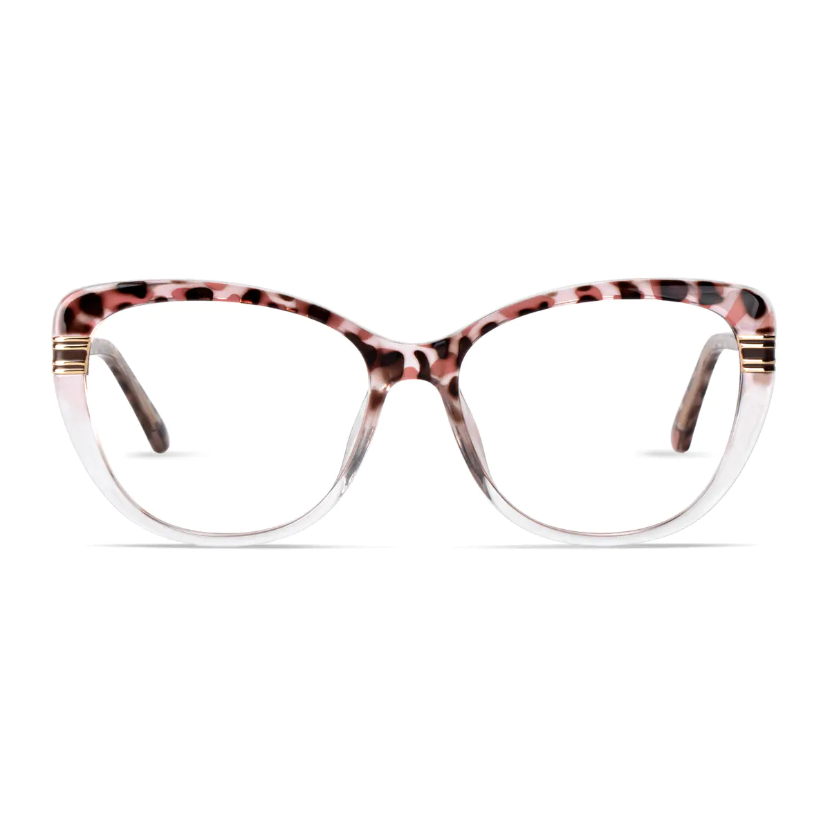 Cat-eye Pink/Tortoiseshell Eyeglasses